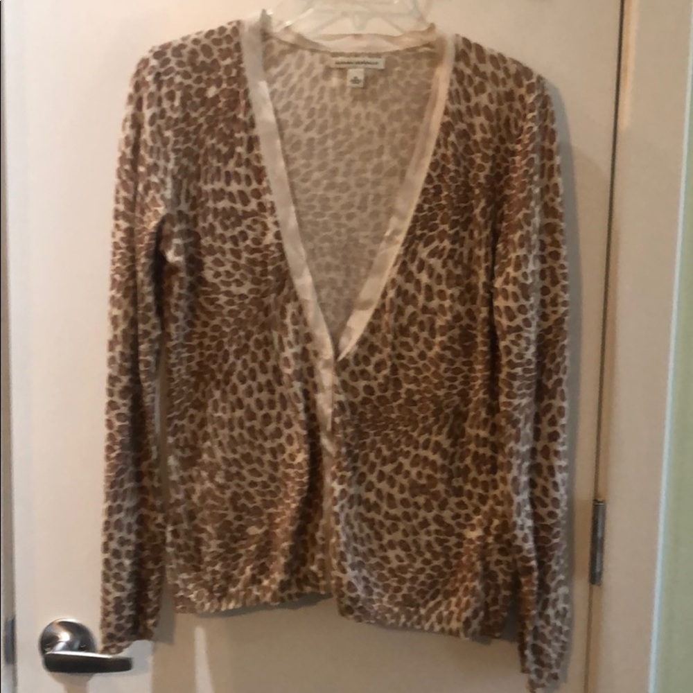 Banana republic leopard print cardigan